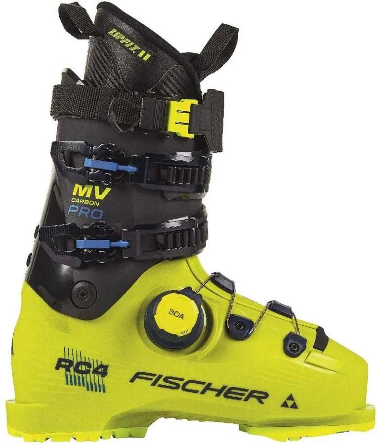 Fischer R Carbon Pro Mv Boa Alpine Skischoenen Geel