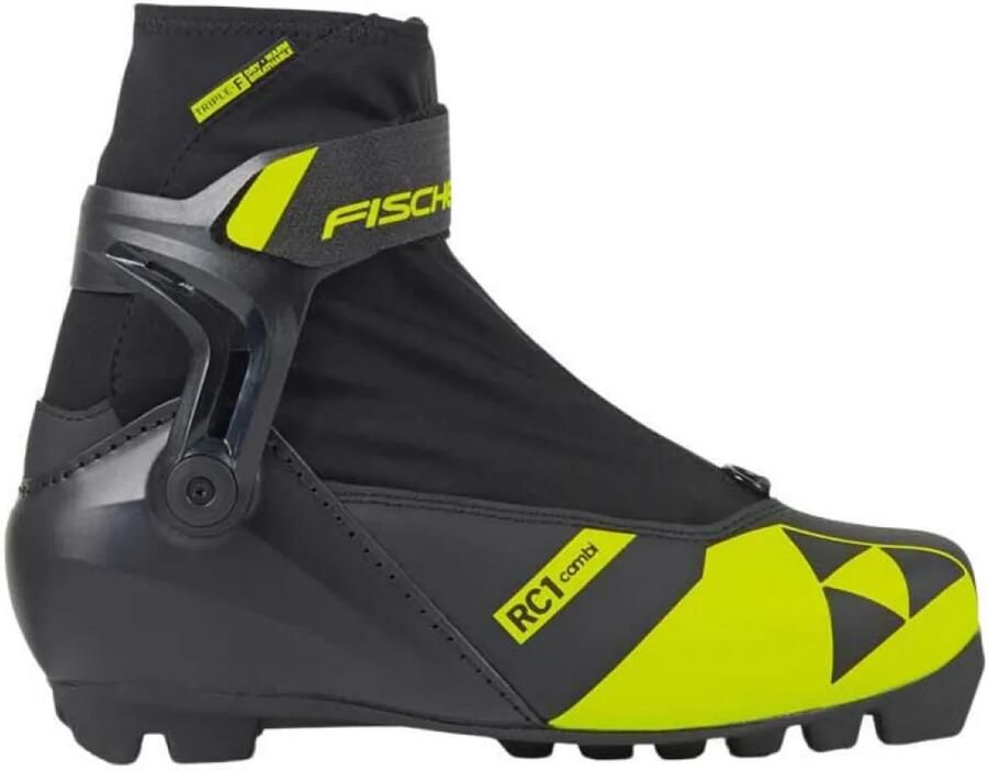 Fischer R Combi Junior Langlaufschoenen Zwart 20.5 Kinderen