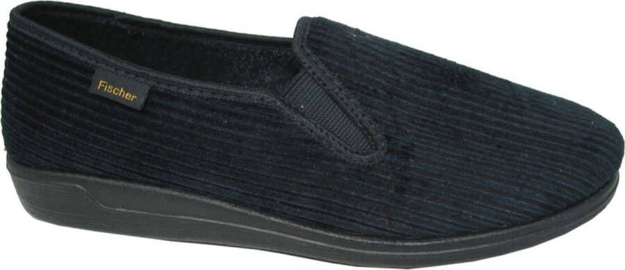 Fischer -Heren blauw donker pantoffels & slippers