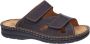 Fischer -Heren bruin donker pantoffels & slippers - Thumbnail 1