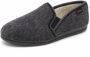 Fischer Heren Pantoffel Gevoerd 2610-82 Antraciet - Thumbnail 1