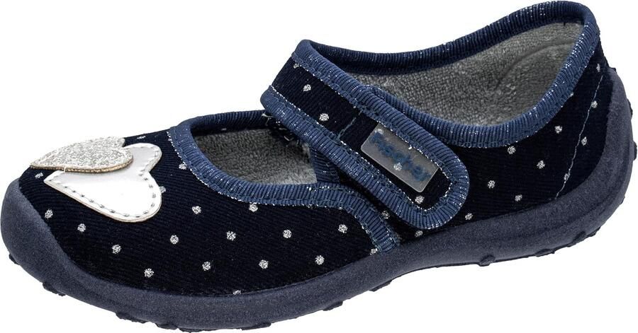 Fischer Markenschuh Fischer Meisjes Slippers Boogy Blauw