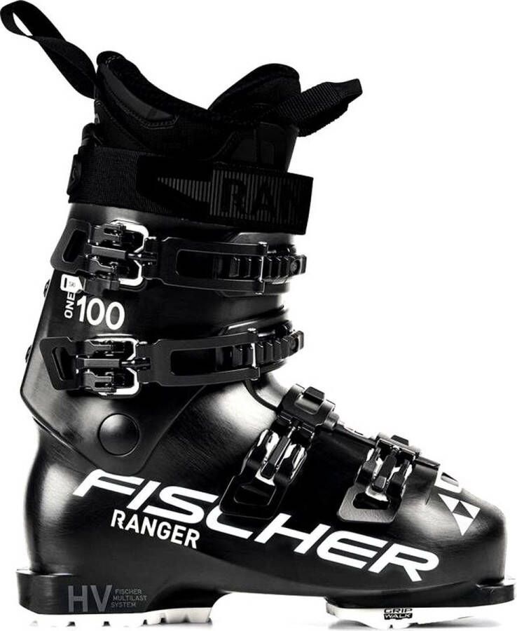 Fischer ranger one 100 x black black Skischoenen dames Zwart-Wit