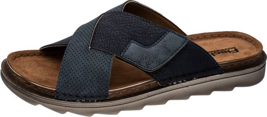 Fischer Slippers Heren Slide Blauw