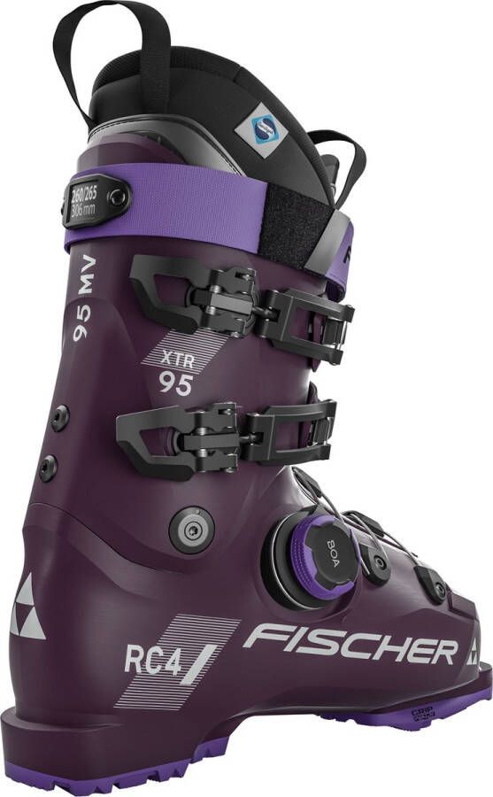 Fischer xtr r mv boa gw wineberry Skischoenen dames