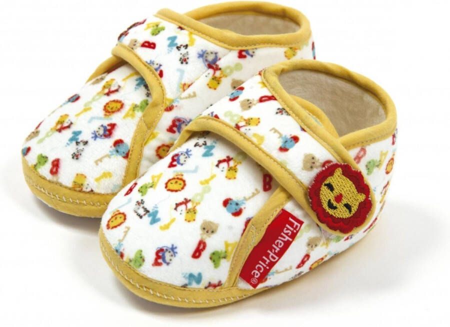 Fisher-Price Slofjes Leeuw Wit geel 2 3 Jaar
