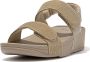Fit Flop Fitflop Lulu Adjustable Shimmerlux Back-strap Sandalen Beige Vrouw - Thumbnail 4