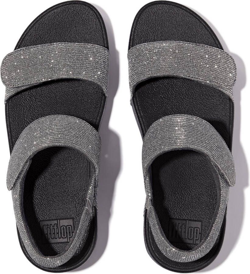 Fit Flop FitFlop Lulu Adjustable Shimmerlux Back-Strap Sandals GRIJS