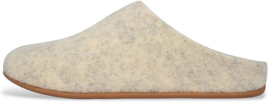 FitFlop Chrissie Felt Pantoffels Beige Vrouw