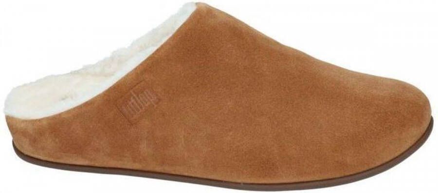 FitFlop Chrissie Shearling N28 645 pantoffel muil bruin