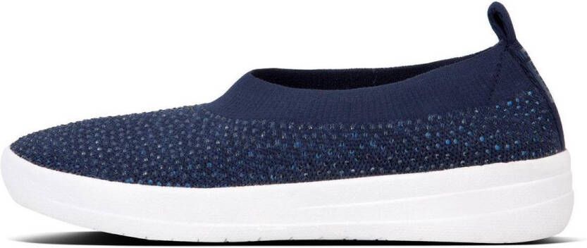 FitFlop ™ Crystal™ Uberknit Ballerina Midnight Navy