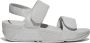 FitFlop Dames schoenen Lulu Adjustable Shimmerlux Back-Strap Sandals Zilver - Thumbnail 1