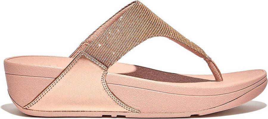 FitFlop Dames schoenen Lulu Shimmerlux Toe-Post Sandals Roze