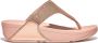 FitFlop Dames schoenen Lulu Shimmerlux Toe-Post Sandals Roze - Thumbnail 3