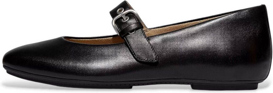 FitFlop Delicato Leather Mary Janes Zwart Vrouw