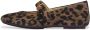 FitFlop Delicato Leopard Suede Mary Janes Bruin Vrouw - Thumbnail 1