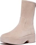 FitFlop F-Luma Boot Stretch Suede (Wrapped) BEIGE - Beige