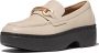 FitFlop F-Luma Chunky-Snaffle Leather Demi-Wedge Loafers BEIGE - Thumbnail 2