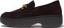 FitFlop F-Luma Chunky-Snaffle Suede Demi-Wedge Loafers BRUIN - Thumbnail 2