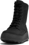 FitFlop F-Mode Water-Resistant Nylon Laced Flatform Boots ZWART - Thumbnail 1