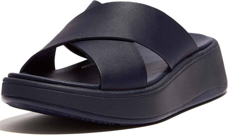 FitFlop F-mode Cross Sandalen Blauw Vrouw
