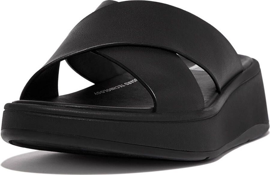 FitFlop F-mode Cross Sandalen Zwart Vrouw