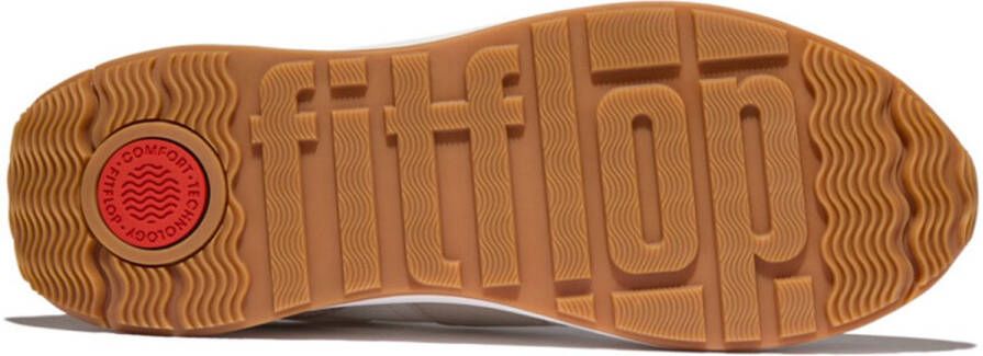 FitFlop F-Mode Flow Mens Suede-Mix Sneakers WIT