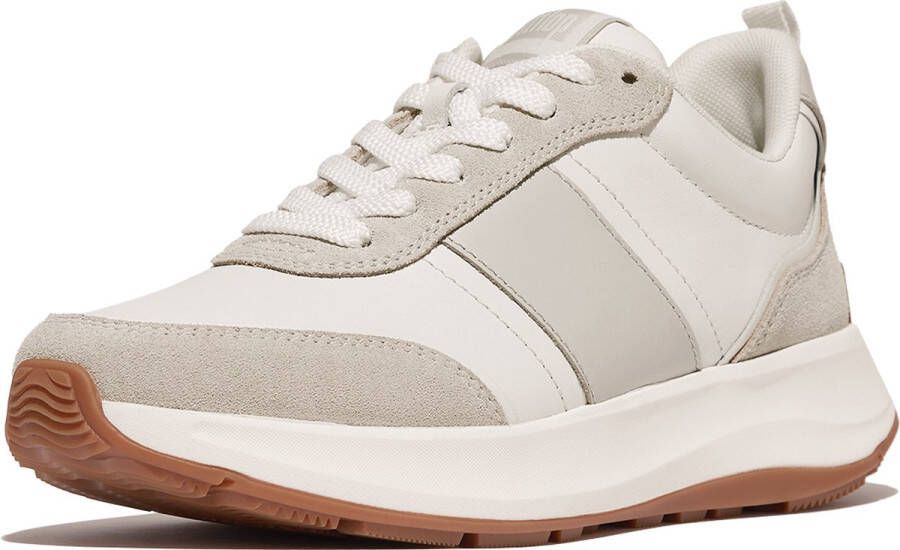 FitFlop Sneakers Baskets femme F-Mode Flow Leather Suede Mix