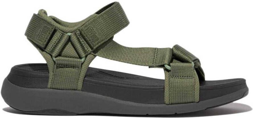 FitFlop F-mode Go Adj Sandalen Groen Man