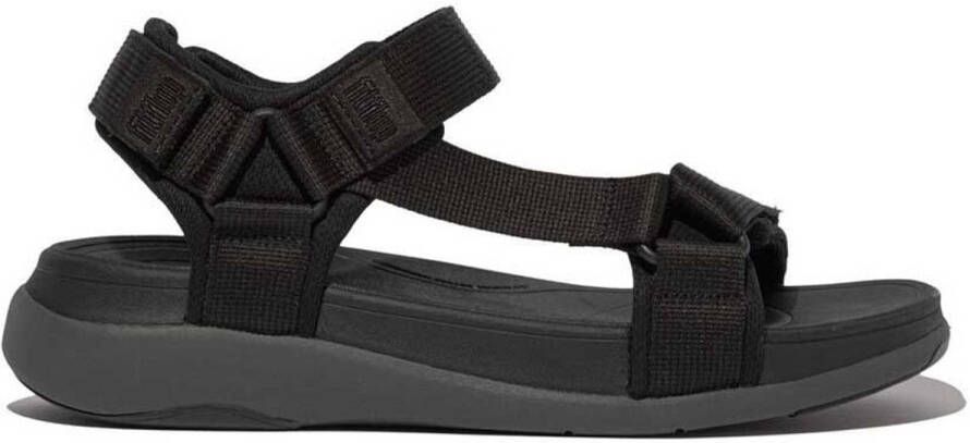 FitFlop F-mode Go Adj Sandalen Zwart Man