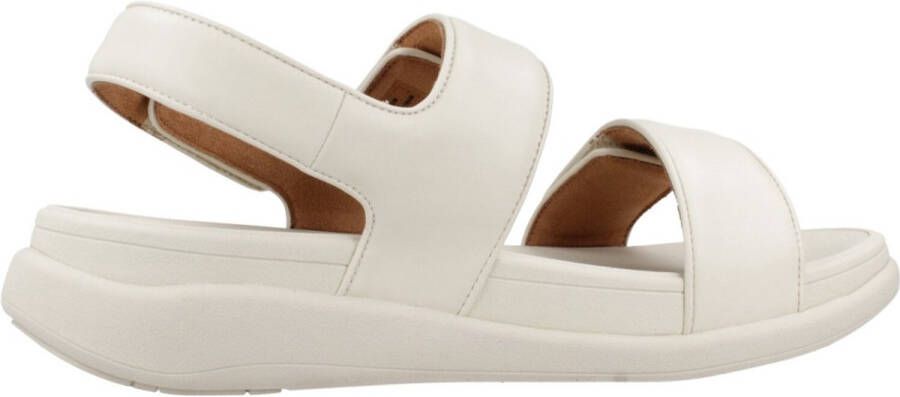 FitFlop F-Mode Go Adjustable Flatform Back-Strap Sandals BEIGE