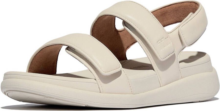 FitFlop F-Mode Go Adjustable Flatform Back-Strap Sandals BEIGE