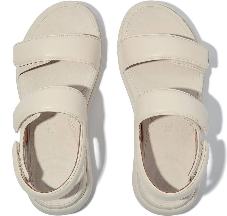FitFlop F-Mode Go Adjustable Flatform Back-Strap Sandals BEIGE