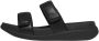 FitFlop F-Mode Go Adjustable Flatform Two-Bar Slides Vrouwen All Zwart - Thumbnail 3