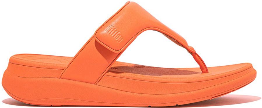 FitFlop F-Mode Go Adjustable Flatform Toe-Post Sandals ORANJE