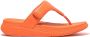 FitFlop F-Mode Go Adjustable Flatform Toe-Post Sandals ORANJE - Thumbnail 2