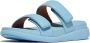 FitFlop F-Mode Go Adjustable Flatform Two-Bar Slides Blauw - Thumbnail 2