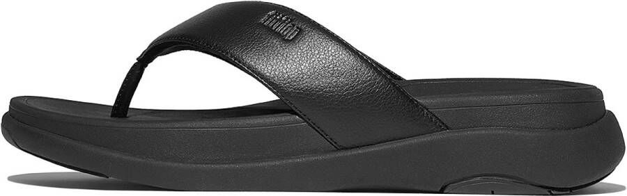 FitFlop F-Mode Go Mens Toe-Post Sandals ZWART