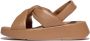 FitFlop F-Mode Knot Soft-Leather Flatform B Strap Sandals BRUIN - Thumbnail 1