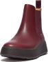 FitFlop F-Mode Leather Flatform Chelsea Boots ROOD - Thumbnail 3