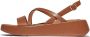 FitFlop F-Mode Leather Flatform Strappy Back-Strap Sandals BRUIN - Thumbnail 1