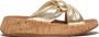 FitFlop Slippers F-Mode Leather-Twist Flatform Slides (Cork Wrap) - Thumbnail 2