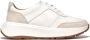 FitFlop F-Mode Leather Suede Flatform Sneakers WIT - Thumbnail 10