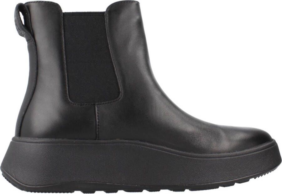 Fitflop Chelsea-boots F-MODE Plateaulaarsjes instaplaars met stretchelement voor instappen