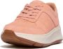 FitFlop F-Mode Suede Flatform Sneakers ROZE - Thumbnail 1