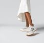 FitFlop F-Mode Suede Knit Flatform Slip-On Laced Sneakers WIT - Thumbnail 1