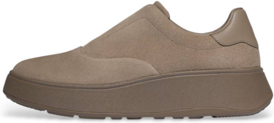 FitFlop F-Mode taupe leren loafers