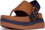 FitFlop � F-Mode X Roksanda Leather Webbing Sandals BRUIN - Thumbnail 2