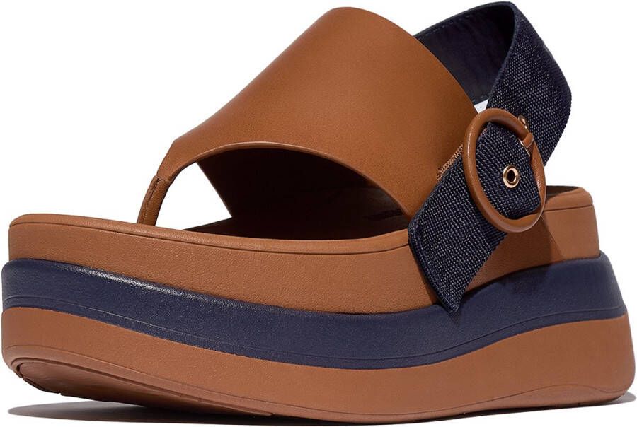 FitFlop � F-Mode X Roksanda Leather Webbing Sandals BRUIN