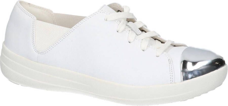 FitFlop F-Sporty Mirror-Toe Sneakers Sneaker laag gekleed Dames Wit I73-194 -Urban White Leather